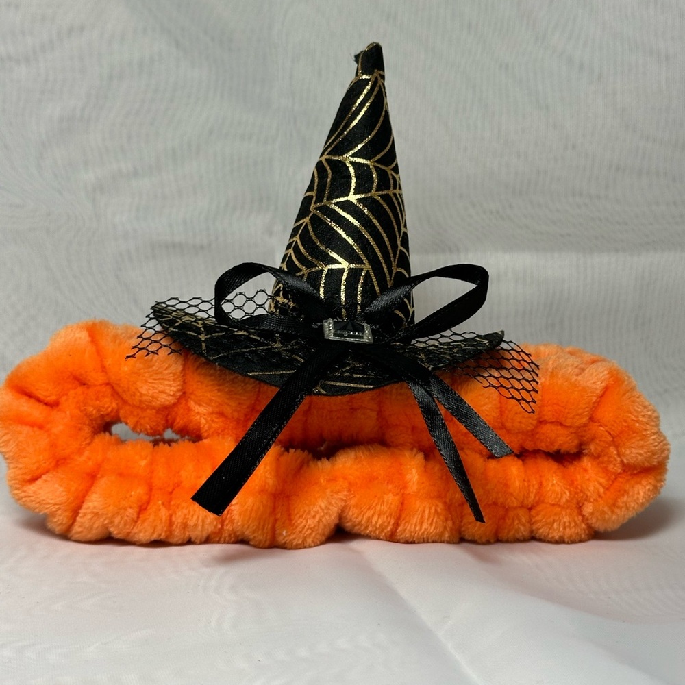 Halloween Witch Hat makeup headband - Orange